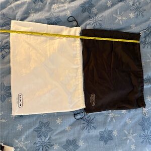 Coach Black and White Storage Bags